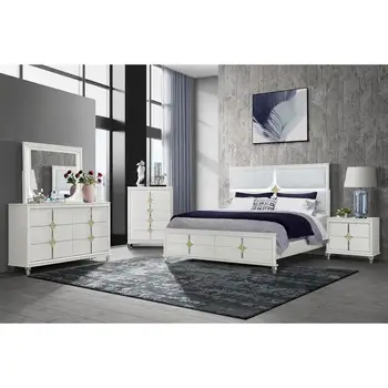 5-Piece King Bedroom Set – Elegant Furniture Collection 1