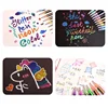 100pcs 1.0mm Glitter Pen Set Flash Multicolor Gel Pen Refills Replaceable Core DIY Art Writing Painting Graffiti Pen Supplies 2