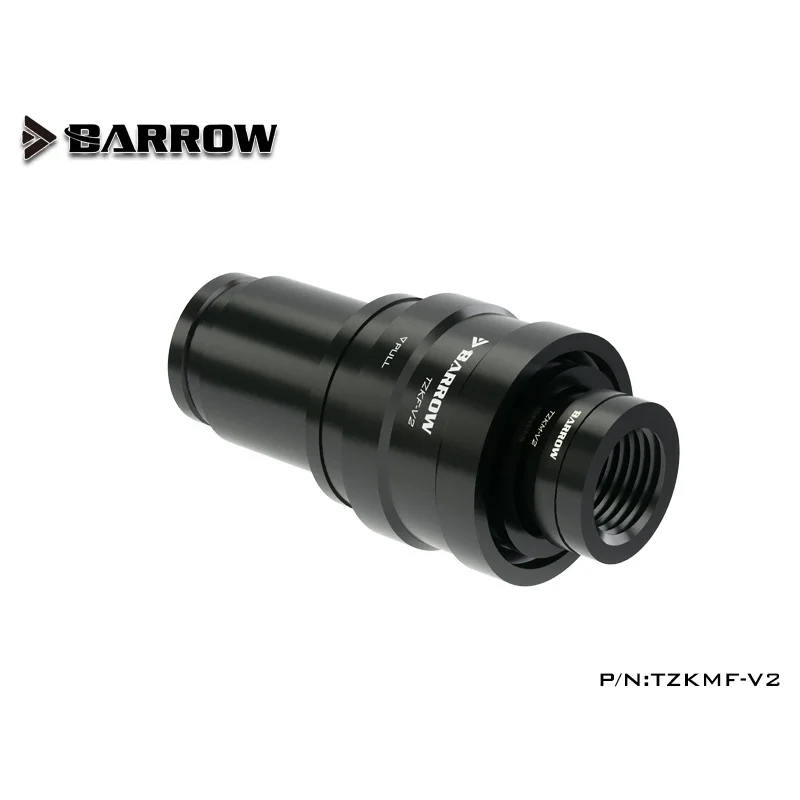 Valvola Arresto Acqua Barrow | Corpo Nero | Maniglia Alluminio | Per Impianti Idraulici - Foto 13