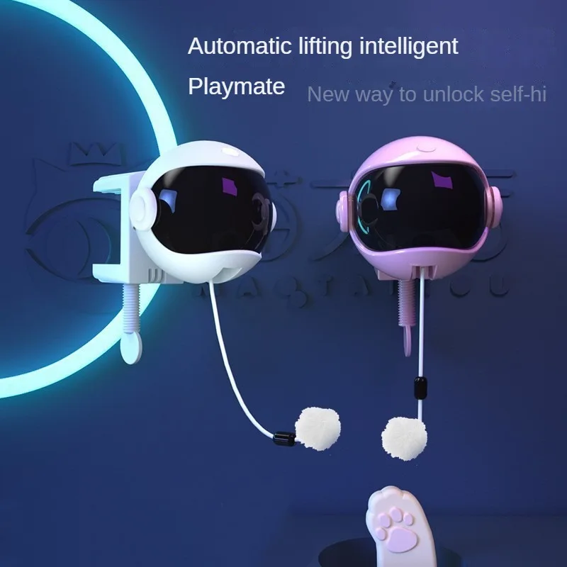 

Новинка 2024, Автоматический подъемный шар, искусственная кожа, игрушки для кошек, Интерактивная фотография