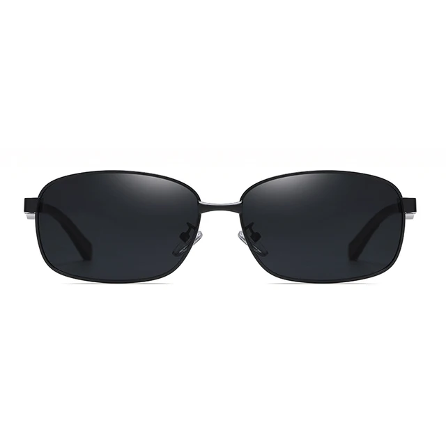 Occhiali Da Sole A Forma Di Diamante Enthyi - Montatura Quadrilatera In Metallo Con Lenti UV - Unisex - 4