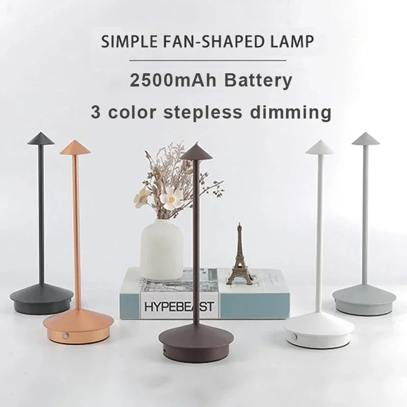 

Creative Dining Touch Led Hotel Bar Coffee Pina pro Table Lamp Rechargeable Table Lamp Lampada Da Tavolo Decorative Desk Lamp