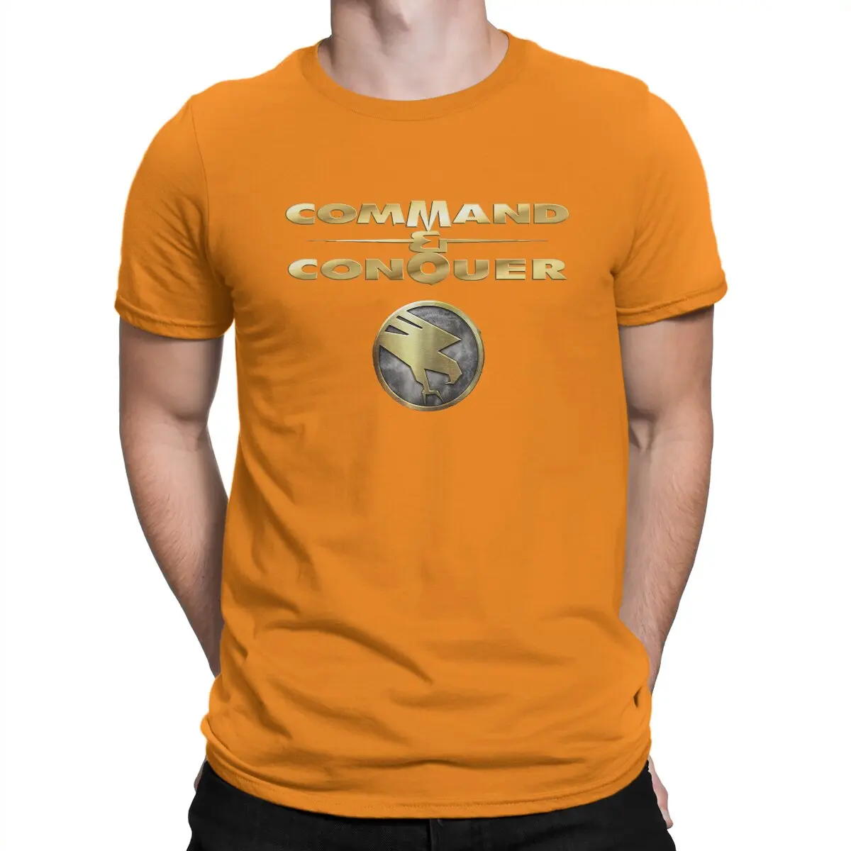 thumbnail image 1 of Camiseta de Águila Dorada para Hombre, Alerta Roja, Cuello Redondo, Manga Corta, Algodón, Humor, Regalos de Cumpleaños de Alta Calidad, 1 of 7