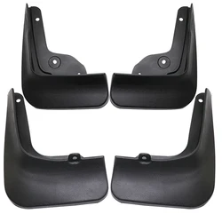Hyundai Tucson Hybrid Car Mudguard Cover Guards - Front & Rear Fender Splash Protection Accessories (Black)