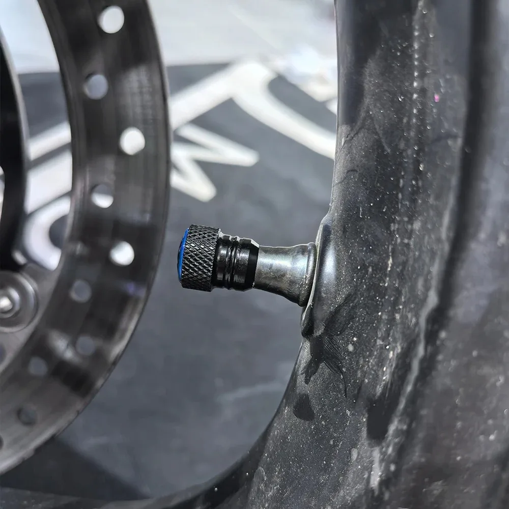 Motorcycle Side Stand Enlarged Pad Support and Kickstand Valve Caps