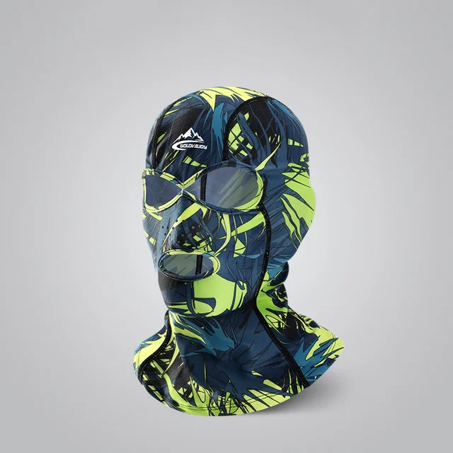Swimming Diving Facekini UV Sun Protection Full Face Mask Head Neck Cover Face Elastic Swim Cap for Skiing Diving Sports Wear 14