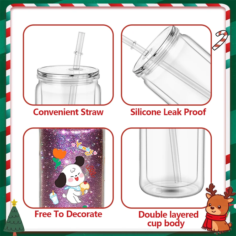 Christmas Snow Globe Tumbler - view 3