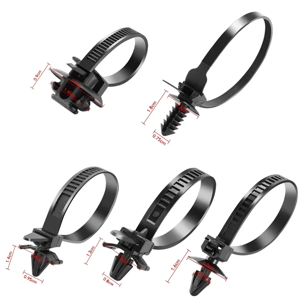 Automotive Cable Clamps 25 Automotive nylon cable clamps automotive hose clamps zipper belts nylon cable locking flanges