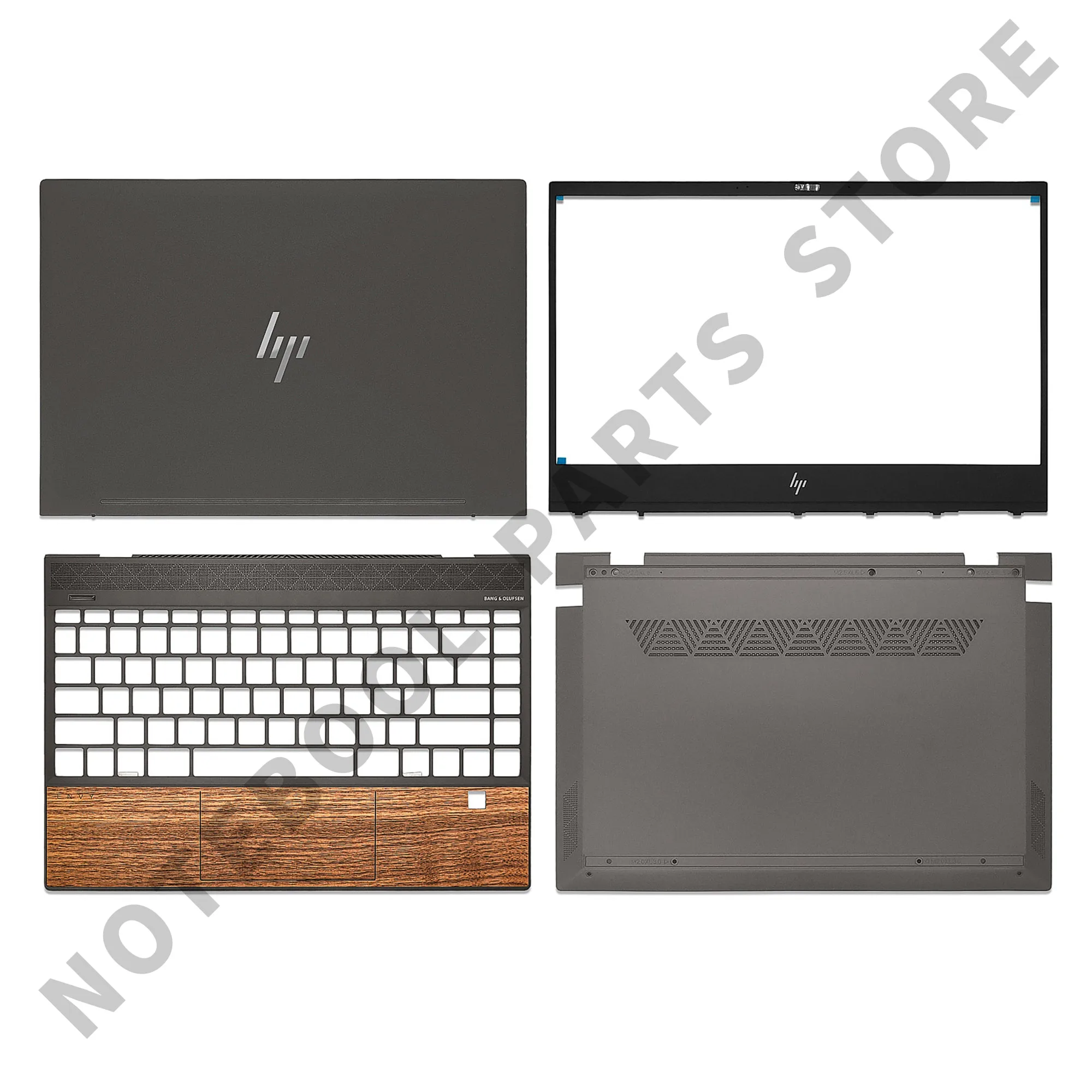 New Original LCD Back Cover/LCD Front Bezel/Palmrest/Bottom Cover For HP Envy13 ENVY 13-AQ TPN-W144 