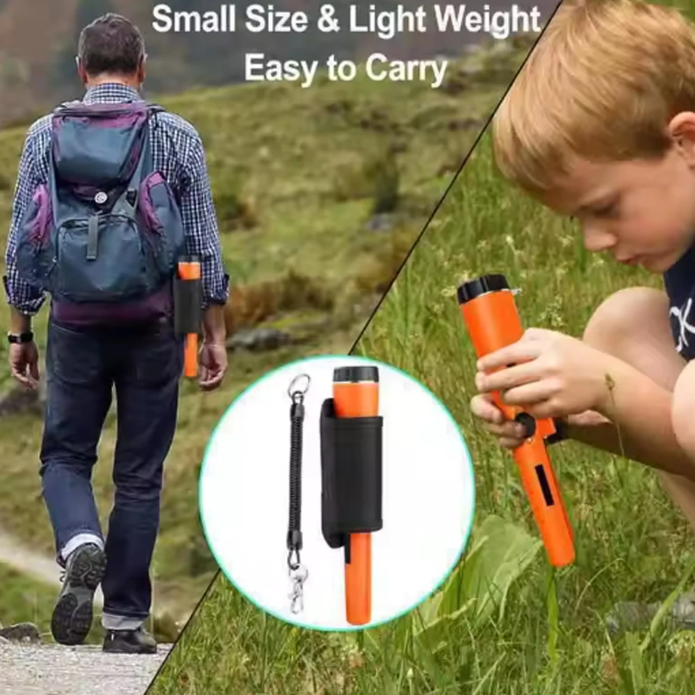 Metal Detector Pro GP-Pointer Handheld w/IP66 Waterproof & LED-Bracelet Strap for Treasure Hunting & Outdoor Exploration