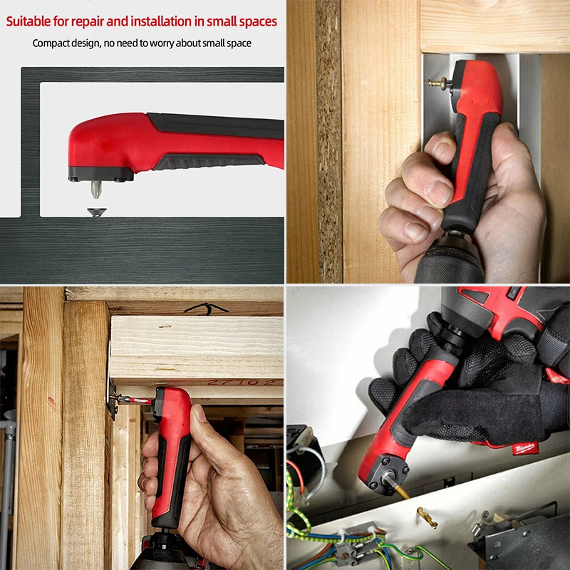 Adjustable Magnetic Ratchet Screwdriver with Bending Drill Adapter