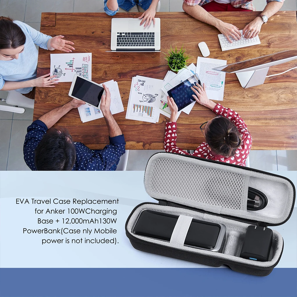 Case Compatible with Anker 737/735/736/717 USB-C Portable Charger Power Bank Fast Foldable Wall PowerBank Bag