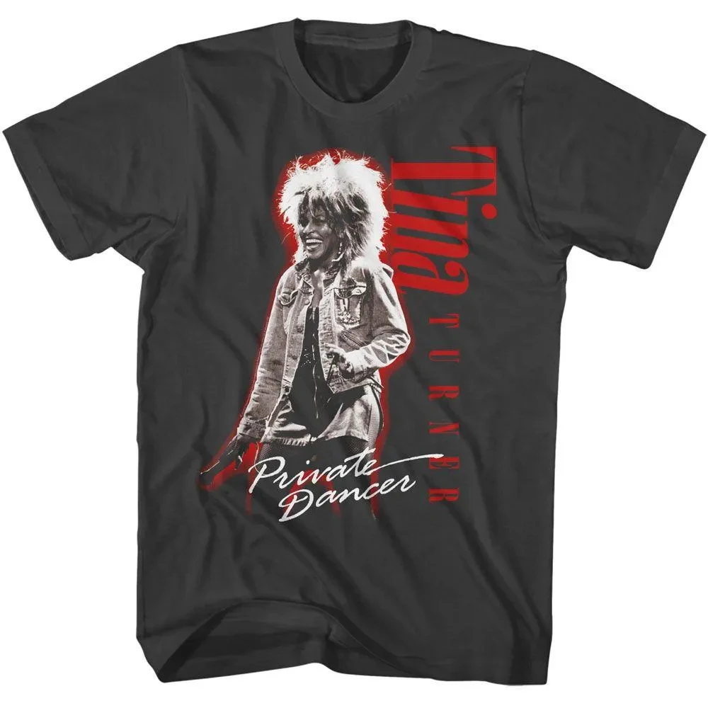 Tina Turner Private Dancer Smoke T-Shirt Sommer-T-Shirt für Herren und Damen, lockeres und atmungsaktives T-Shirt-Oberteil