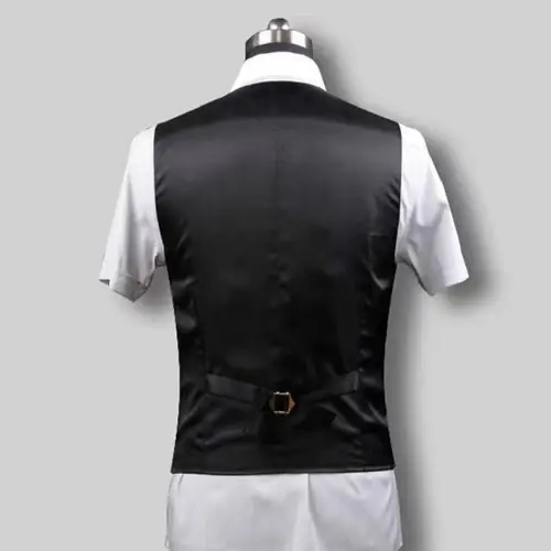 M-6XL 남성 정장 조끼 슬림 맞는 정장 남성 양복 조끼 정장 남성 정장 비즈니스 정장 재킷 블랙 그레이 네이비 블루 플러스 3