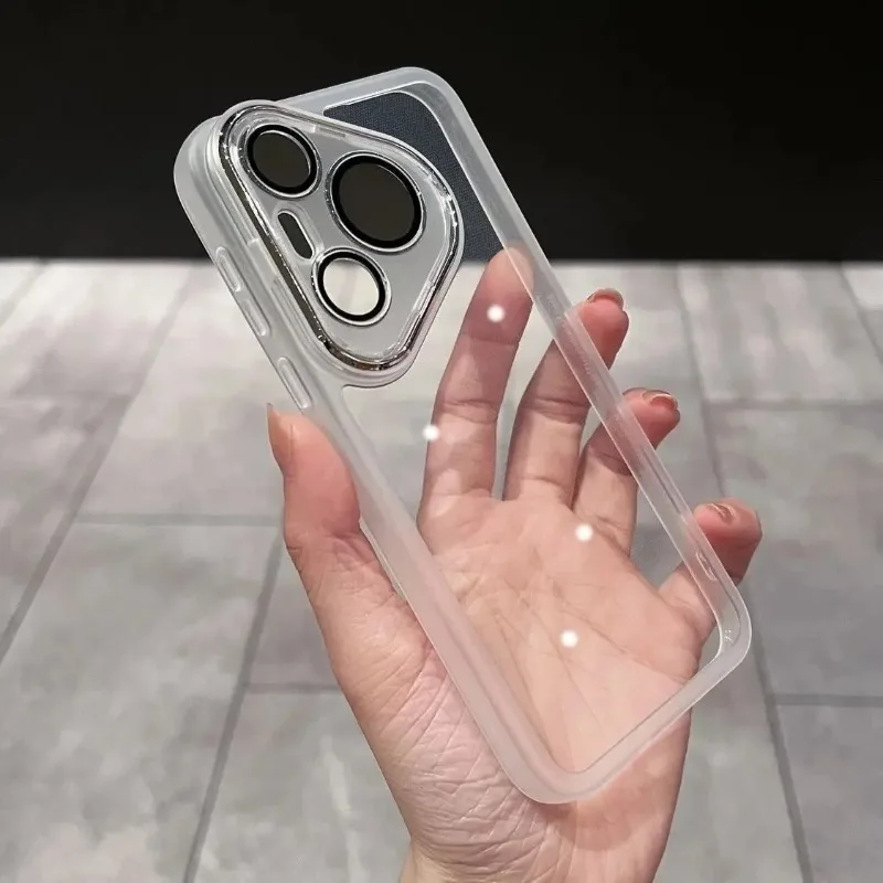 Ultra Full Lens Camera Protection Film Transparent Silicone Clear Phone Case
