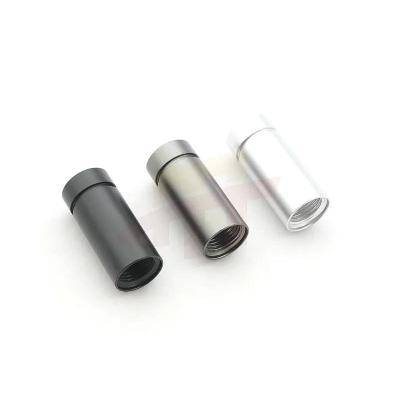 10Pcs Aluminium M8 Shell For DIY 2.5MM/3.5MM.4.4MM Balanced Plug Silver/Black OD5.5MM