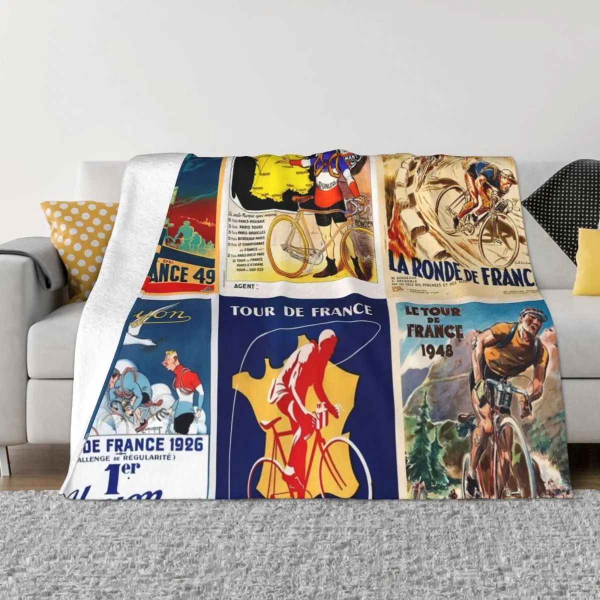 

Bicycle Collage Throw Blanket fluffy blanket Sofas Flannel Blanket