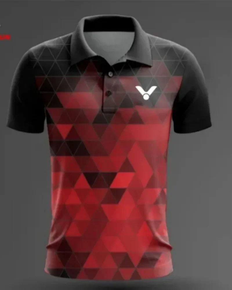 

2024 Customize Summer cheap Badminton shirts Men's Sport Short-sleeved Polo Shirts Table Tennis Tshirt Running Men T-shirt