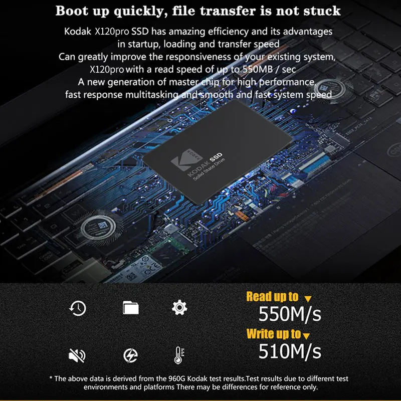  KODAK SSD M2 SATA X250 Solid State Drive - 512GB : Electronics
