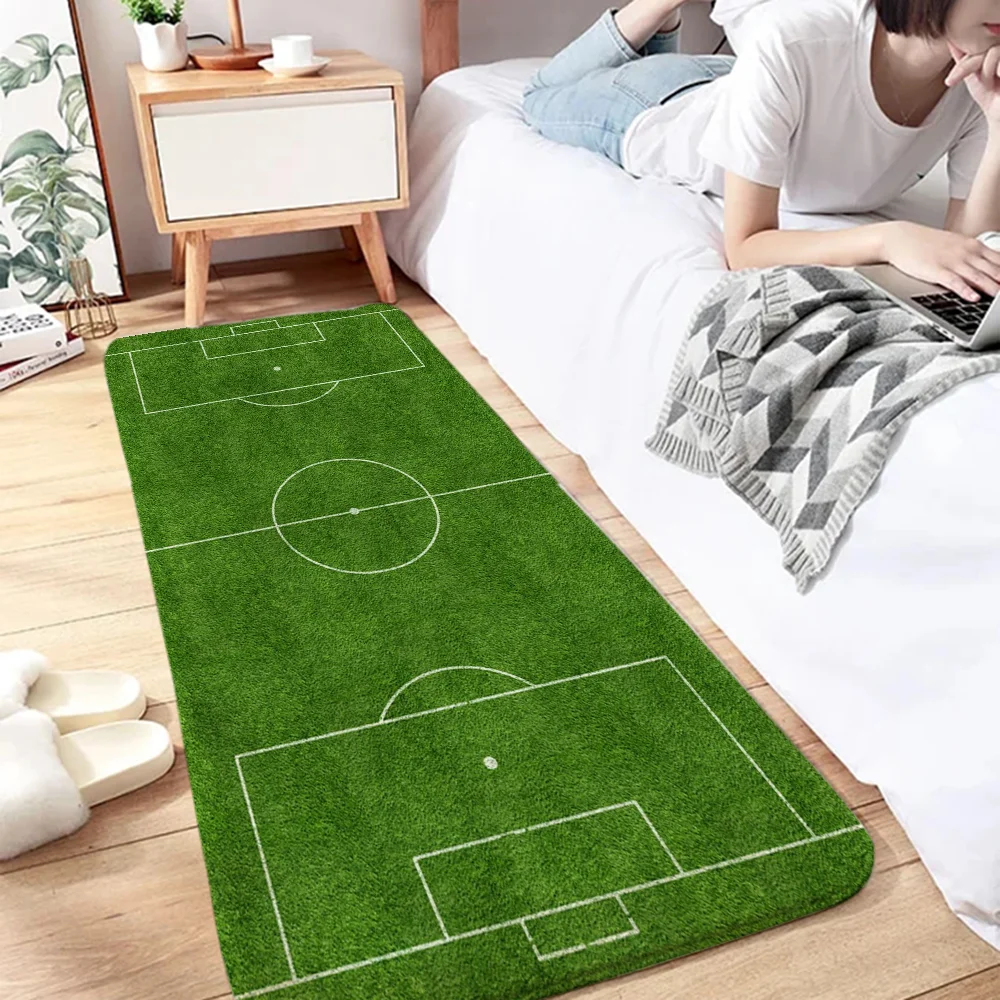 축구장  매트 주방 카펫, 맞춤형 목욕 매트, 바닥 깔개, 카펫 입구 도어매트, 홈 풋 문짝 룸 기도원