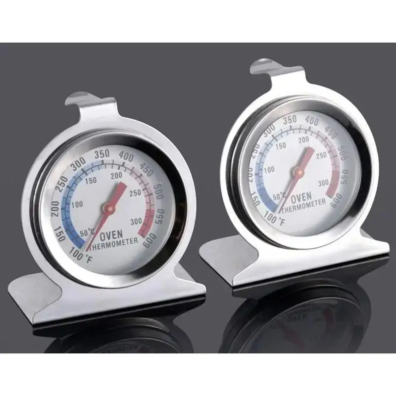 Food Temperature Stand Up Dial Oven Thermometer Stainless Steel Gauge Gage Large Diameter Measuring Appliance Kitchen Tools