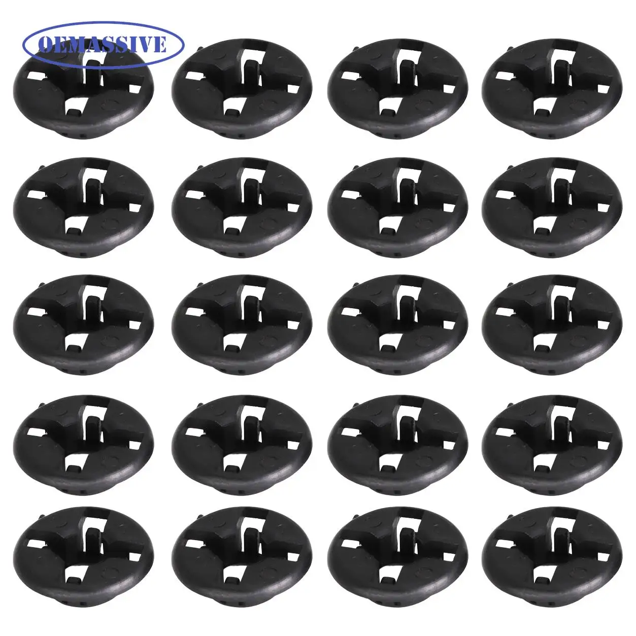 OEMASSIVE 20pcs Car Clips HoodSupport Rod Grommets Fasteners For