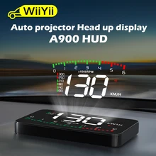 WIIYII – A900 OBD2 HUD accessoires Auto, affichage tête haute, vitesse RPM, accessoire électronique de voiture, Gadgets, projecteur intelligent dans la voiture