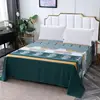 New 1Pc Printing 100% Polyester Flat Sheet High Quality Bed Sheet Can Be Customized To Any Size 4