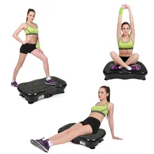Super deal pro placa de vibração máquina de exercício-todo o corpo workout vibração fitness plataforma ajuste massagem workout trainer