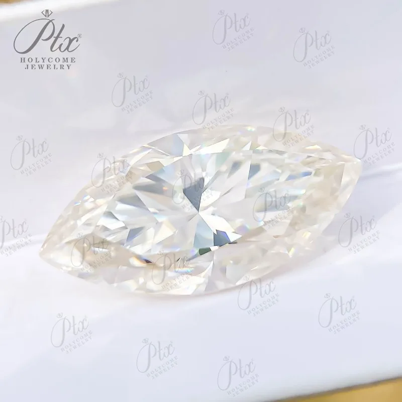 0,05-10CT Moissanit-Stein Marquise D Farbe VVS1 mit GRA-Zertifikat DIY Ring Halskette Ohrringe Hauptmaterialien Perlen Charms Top – Detail 11
