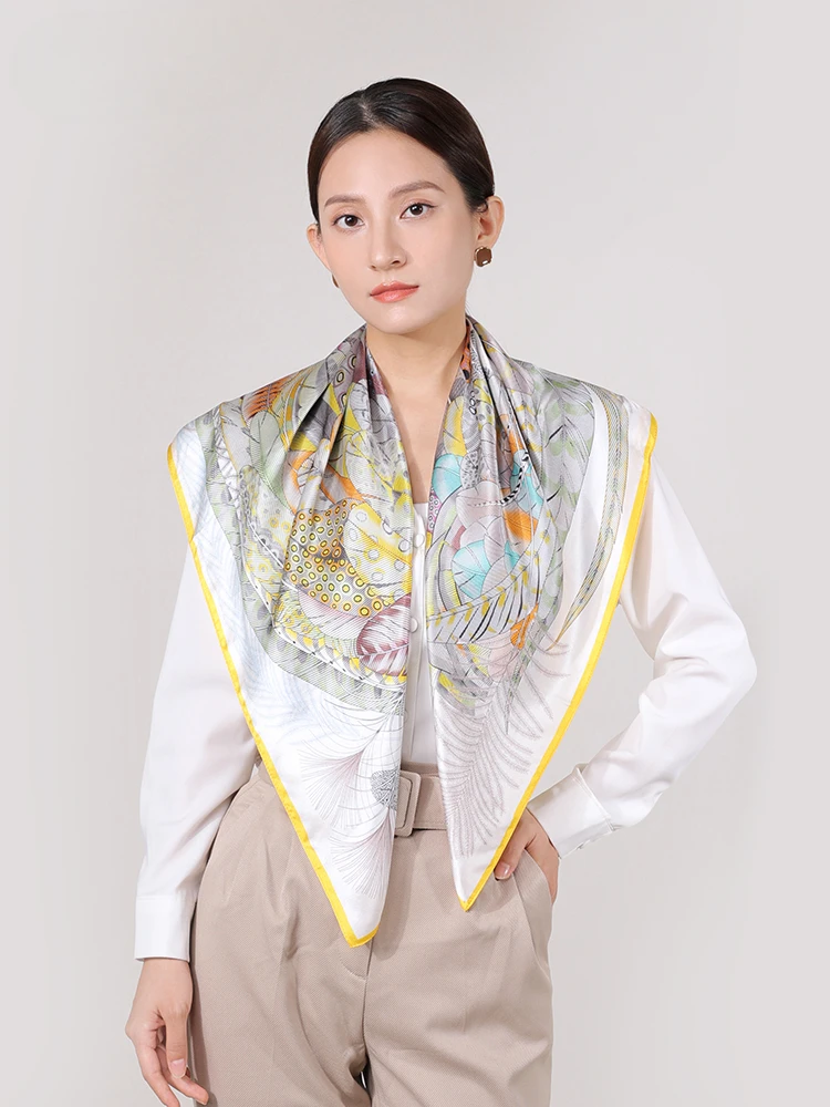 

Шарф женский многофункциональный с геометрическим рисунком, универсальный