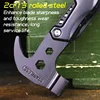 Outdoor multifunctional portable folding axe Hammer Stainless steel camping survival axe car broken window claw hammer tool 3