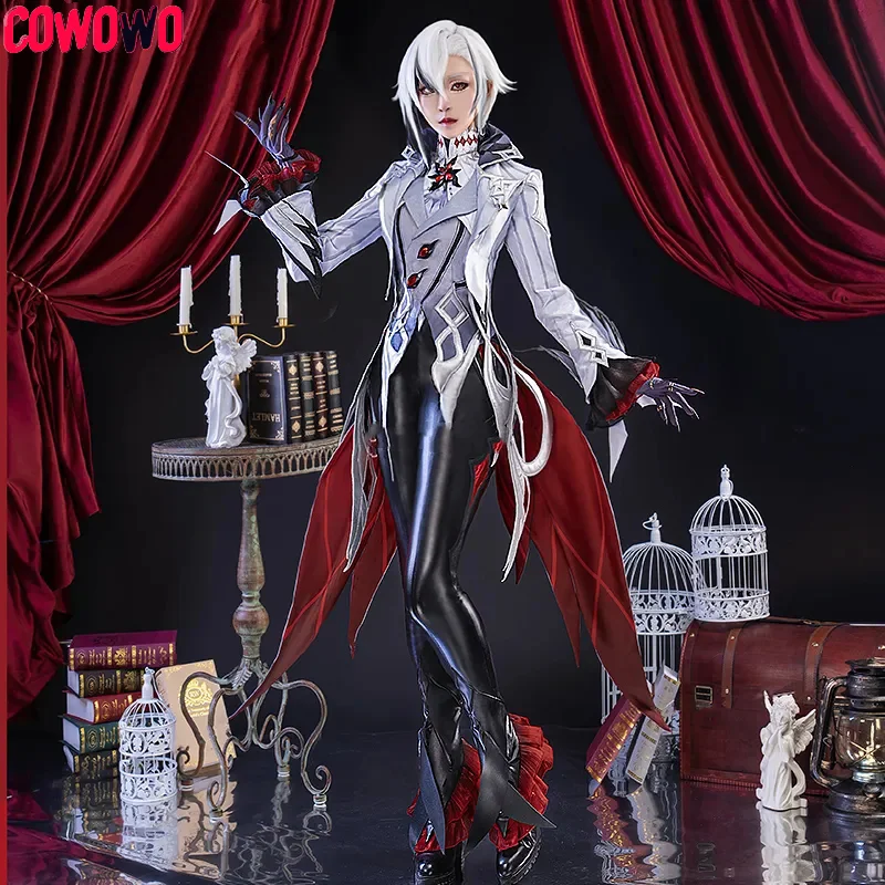 

Костюм для косплея COWOWO Genshin Impact Arlecchino The Knave, великолепный костюм для Хэллоуина, женский костюм для ролевых игр