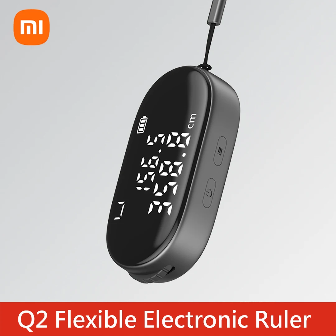 Xiaomi DUKA ATuMan Q2 Mini Digital Tape Measure - Electronic Wheel Ruler with High Accuracy - Type-C Rechargeable Measuring Tool for Home Use