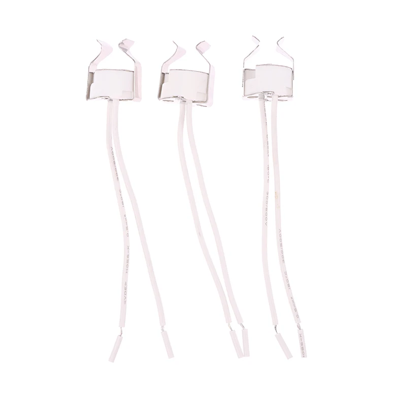 MR16 GU5.3 G5.3 Lamp Holder Bulb Base with Wire Ceramic Halogen Socket Pottery Connector 250V Led Light 3PCS New