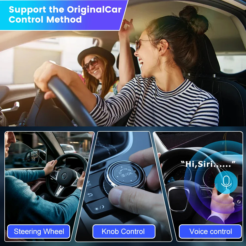 CarlinKit ī÷ AI TV ڽ, ø Ʃ  ȵ̵ ڵ ī÷ BT  ,  ī÷ 