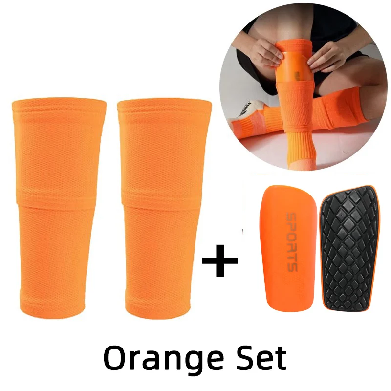 All-in-One Soccer Shin Guard Socks with Protective Leg Sleeves