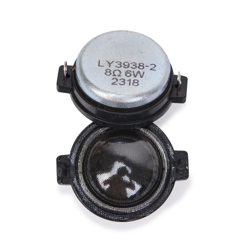 2pcs 1 Inch 30 MM 8 Ohm 6W Tweeter Speaker Ball Top Transparent Filament Film DIY