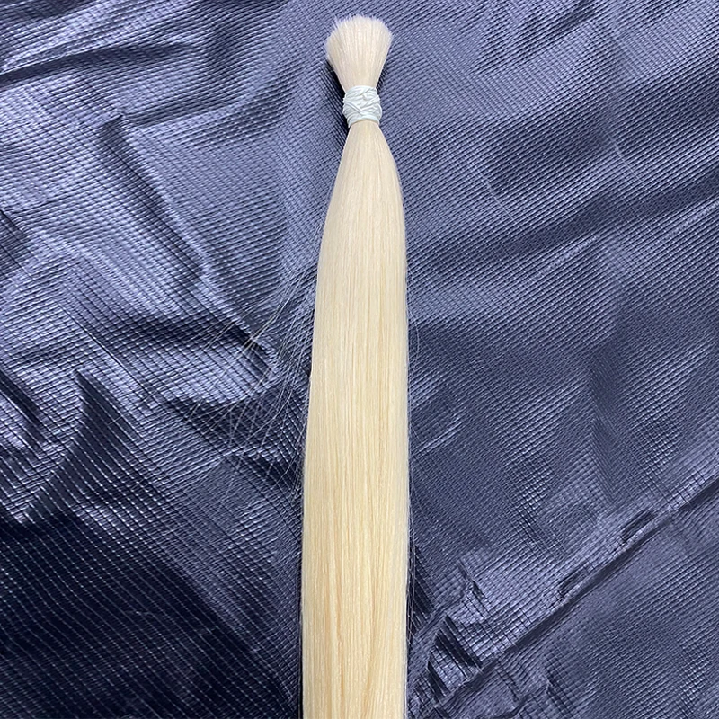 Real Human Hair Bulks 613 no Weft Honey Blond Hair Extensions Vietnamese Virgin Straight Weaving for Braiding human hair extensions human hair for braiding