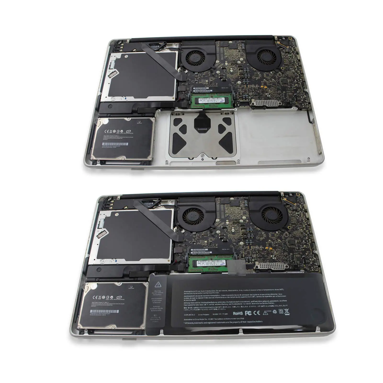 A1382 A1286 Laptop Battery for MacBook Pro 15 inch Early 2011 Late