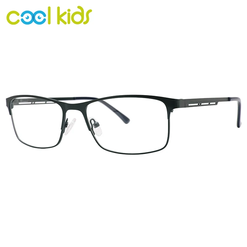 

COOL Kids Male Eyeglasses Frame Metal Flat Rectangle Glasses Myopia Optic Glasses Reading Glasses Prescription Lenses MM2061