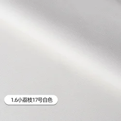 Luxurious Litchi Pattern Leather Fabric - Premium Upholstery Material for Car Interiors, Bags, Chairs, and DIY Projects - Waterproof and Durable, Sold Per Meter (No. 17 white.)