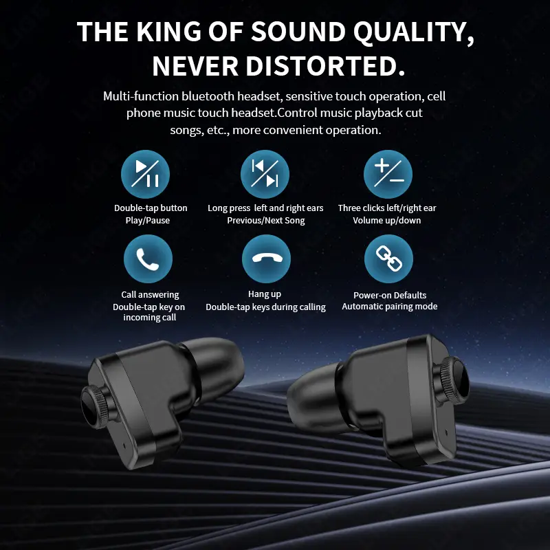 LIGE Smartwatch With Earbuds Bluetooth Headset Speaker Tracker Music Sport Health Track Waterproof AMOLED Screen Men Smart Watch - Image 5