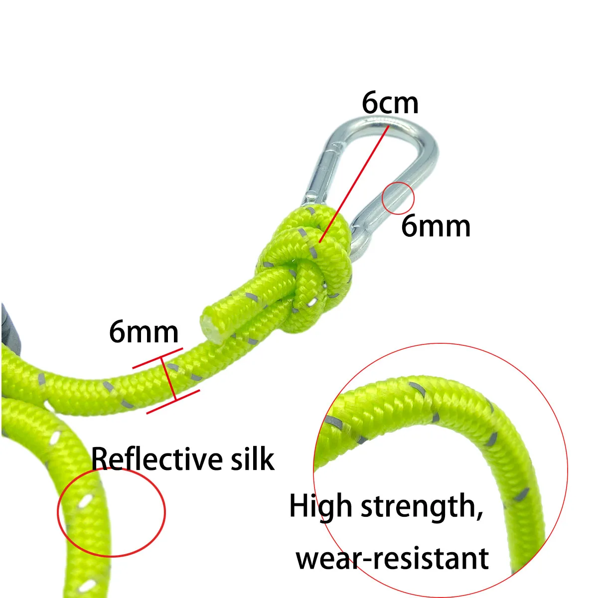 6mm 5m Outdoor Hiking Camping Tent Tie Down Rope Tightener Fastening Wind Rope Buckle Pulley Ratchet Awning Hook 3 Colors outdoor tent ropes camping tent accessories camping tent fasteners tent rope tightener camping cord buckles camping rope buckle tent wind rope hook rope tie down ratchet