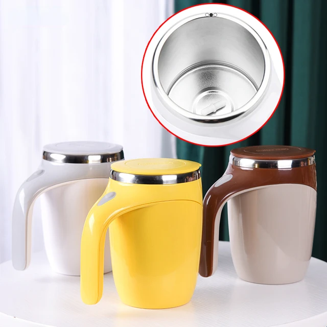 Automatic Self Stirring Magnetic Mug Stainless Steel Temperature Difference Coffee  Mixing Cup Blender Smart Mixer Thermal Cup - AliExpress