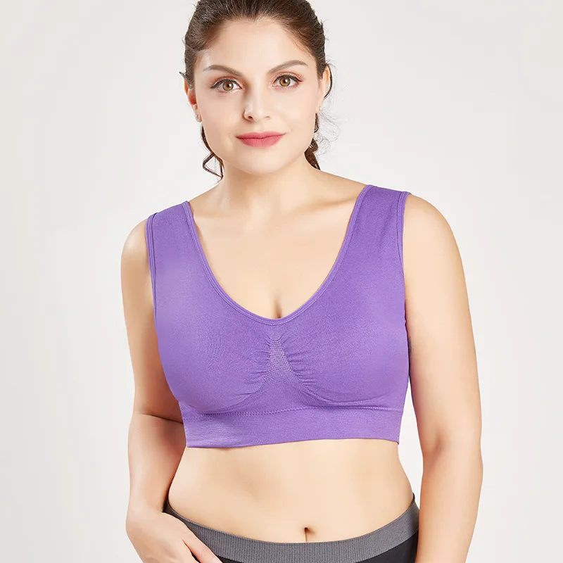 M-6XL Women Hollow Out Fitness Yoga Sports Bra For Running Gym