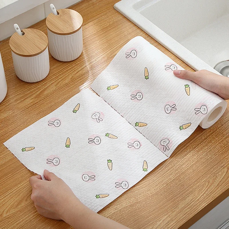 Reusable Paper Towels Kitchen Towel Dish Cloths Hand Wipes Multi-Use Durable Reusable Rags for Kitchen Daily Cleaning paper towel