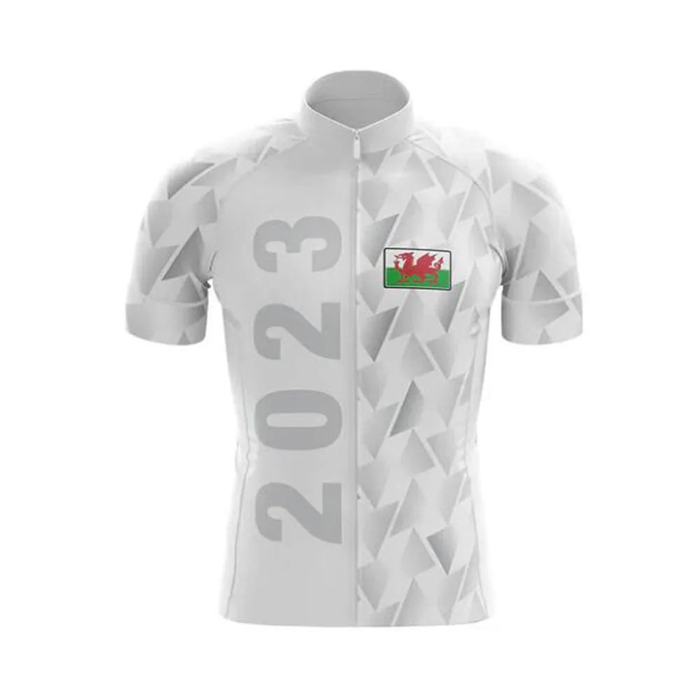thumbnail image 1 of Maillot de ciclismo de manga corta para hombre de Gales, transpirable, de secado rápido, ropa para bicicleta de montaña o carretera, personalizable, para verano, MTB Cymru, 1 of 5