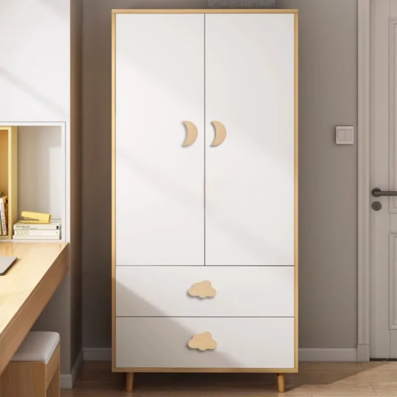 Walnut Wooden Door Pulls Cute Clouds Stars Shape Furniture Handles Kitchen Cabinet Handles Cupboard Wardrobe Doors Knobs