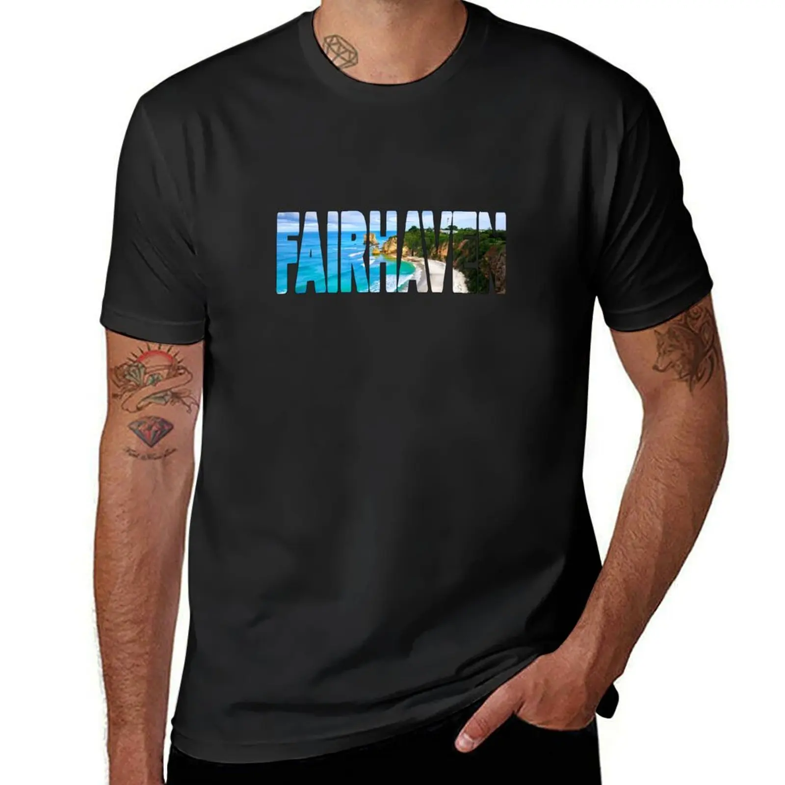 Camiseta de fairhaven-great Ocean Road, Victoria Australia, ropa hippie, camisetas gráficas para un niño, ropa para hombre